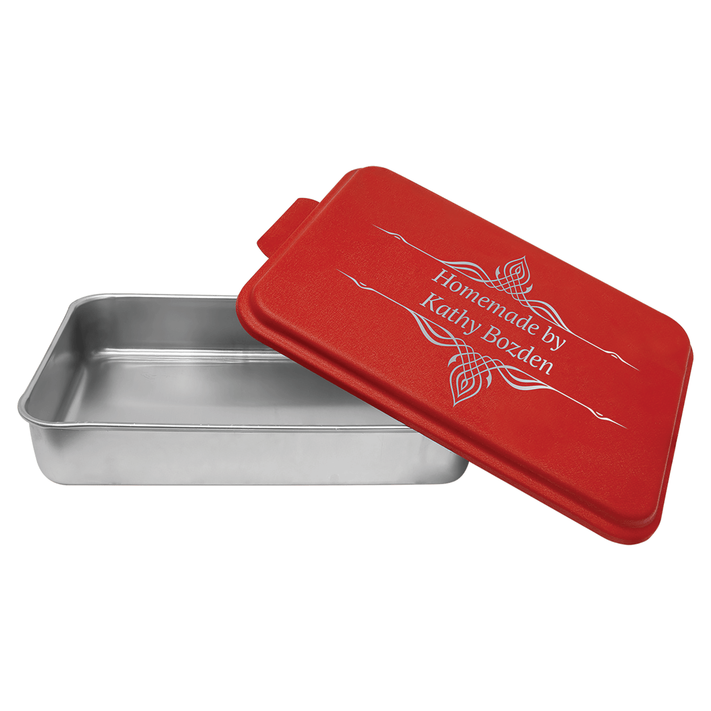 Cake Pan with Engraved Lid