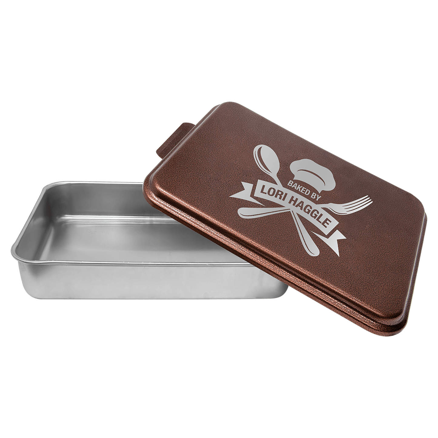 Cake Pan with Engraved Lid