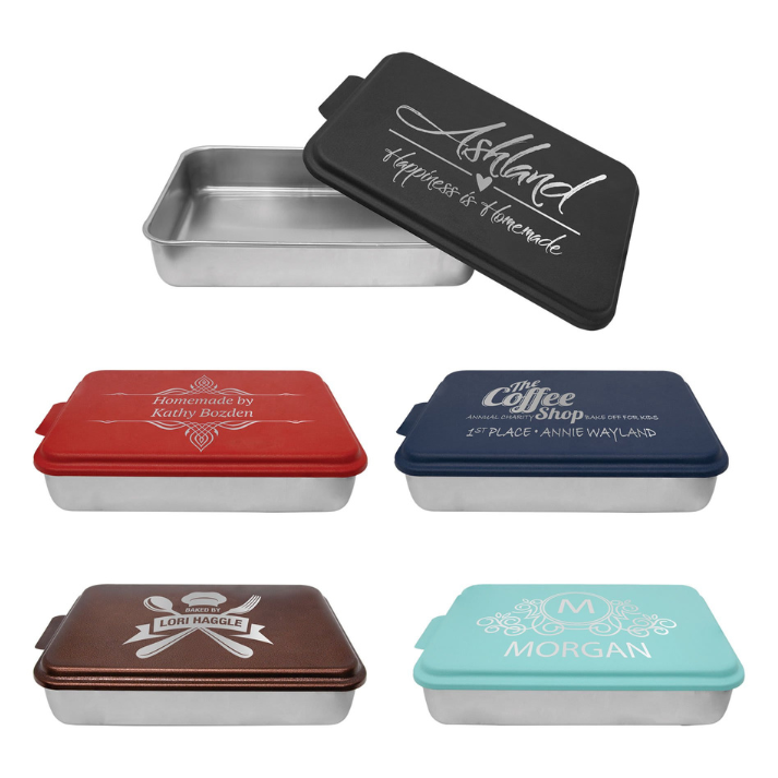 Cake Pan with Engraved Lid