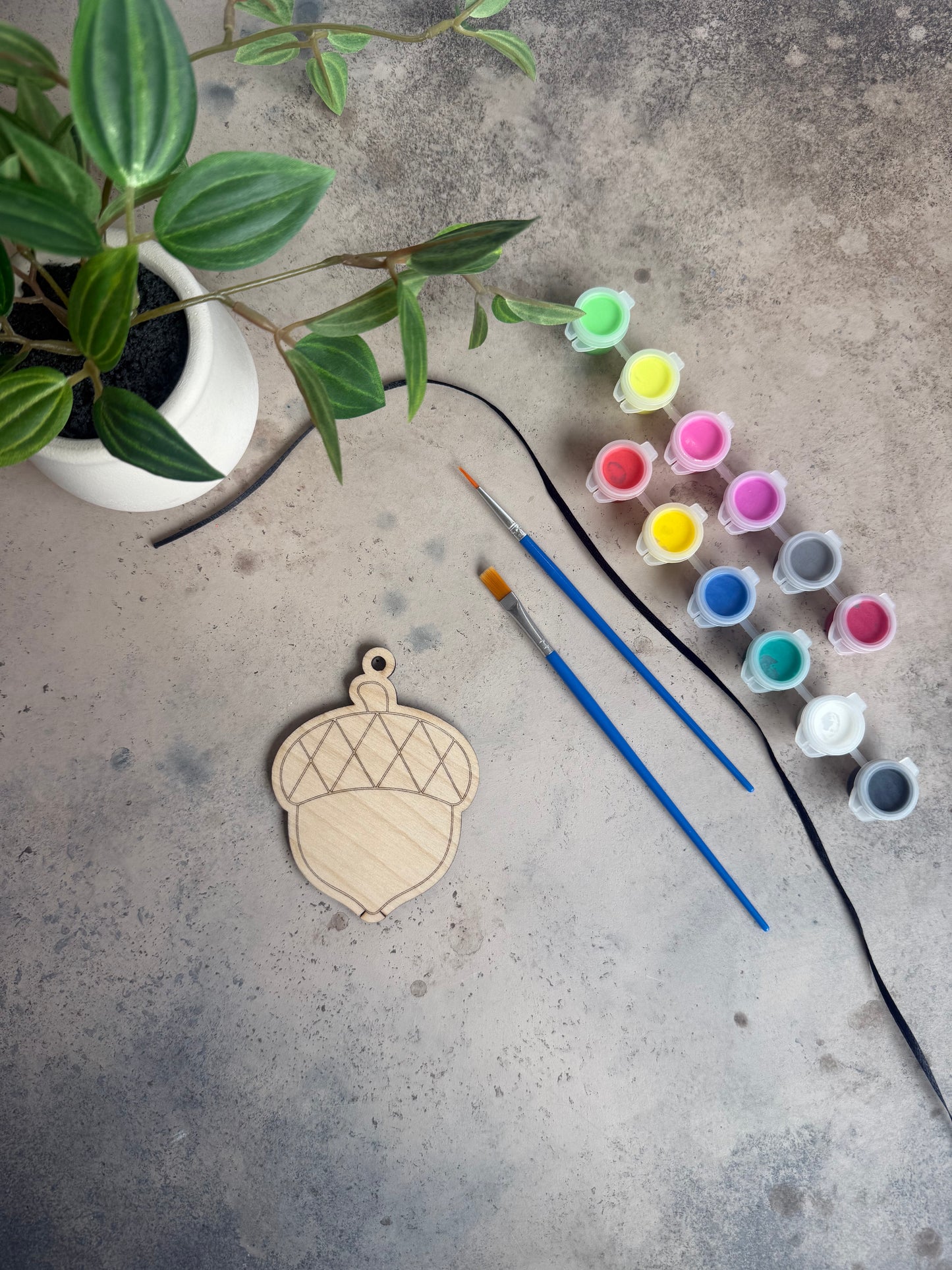 Thanksgiving Paint-Your-Own Wooden Ornament Kit