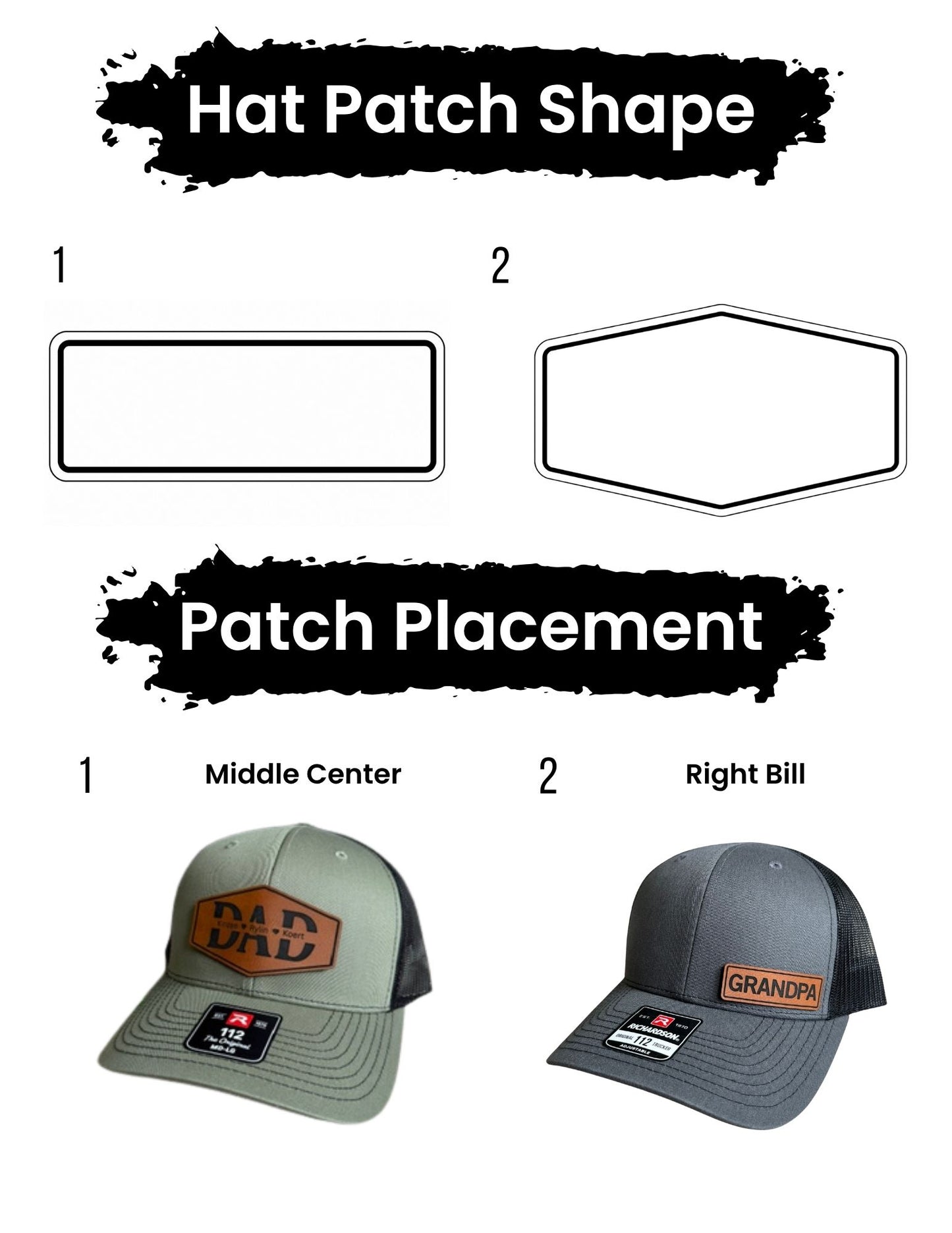 Personalized Dad/Grandpa Hat