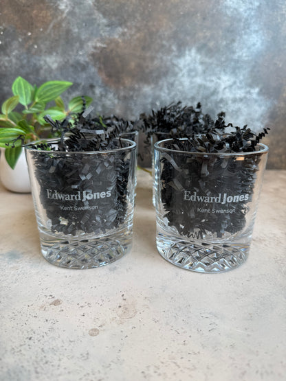 Personalized Engraved Rock Glass Set