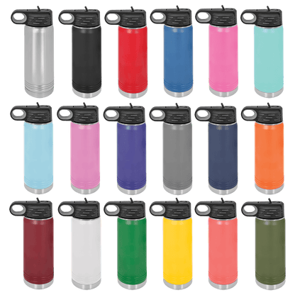 20 Ounce Water Bottle - Flip Top