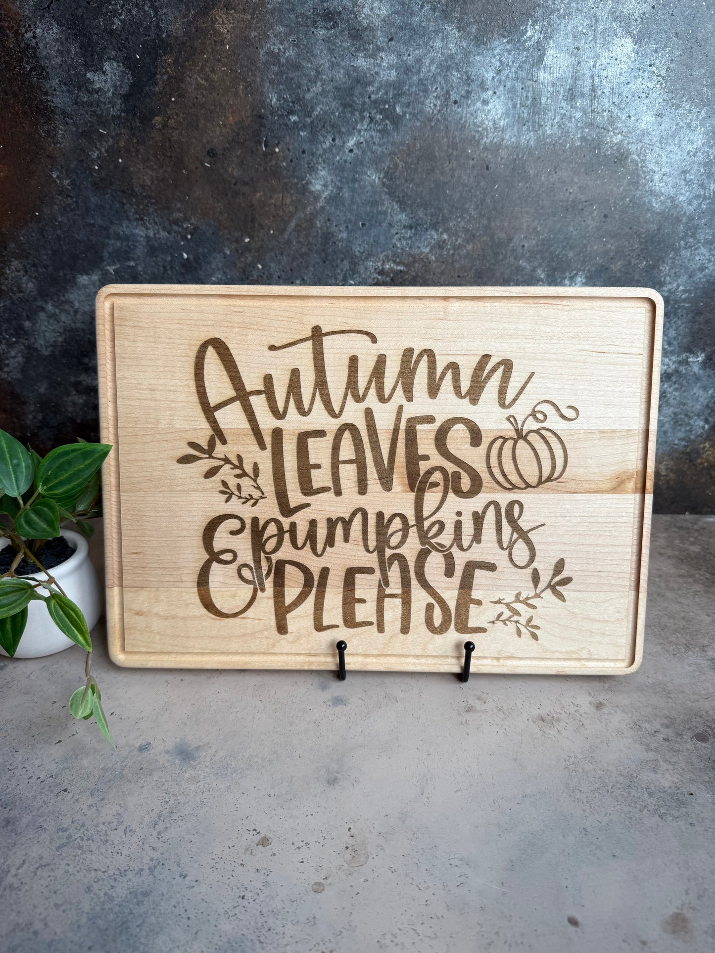 Autumn Leaves Cutting Board
