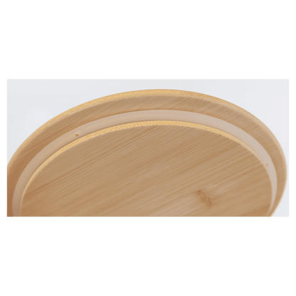 Rectangle Glass Container with Bamboo Lid