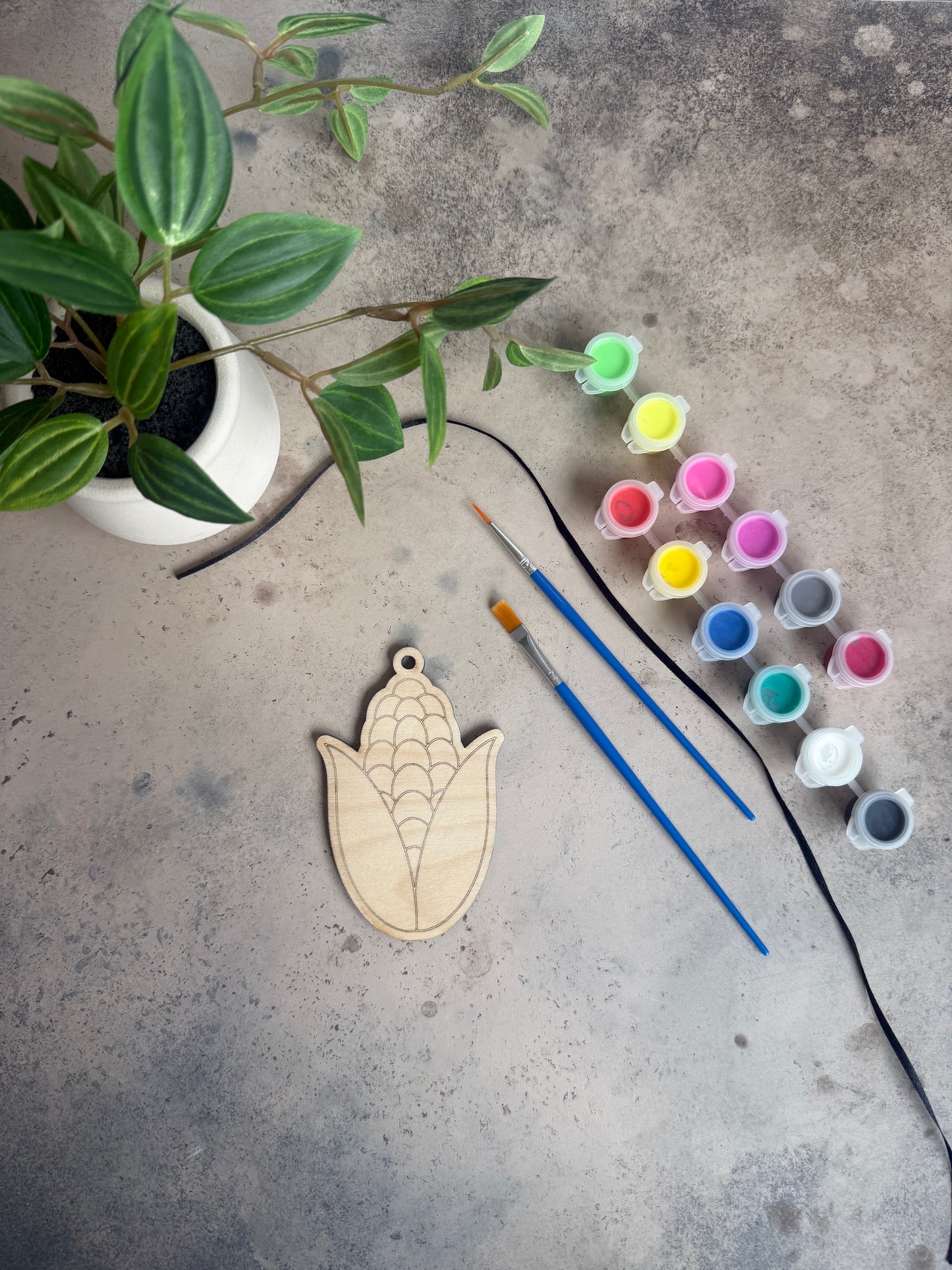Thanksgiving Paint-Your-Own Wooden Ornament Kit - ADD ON