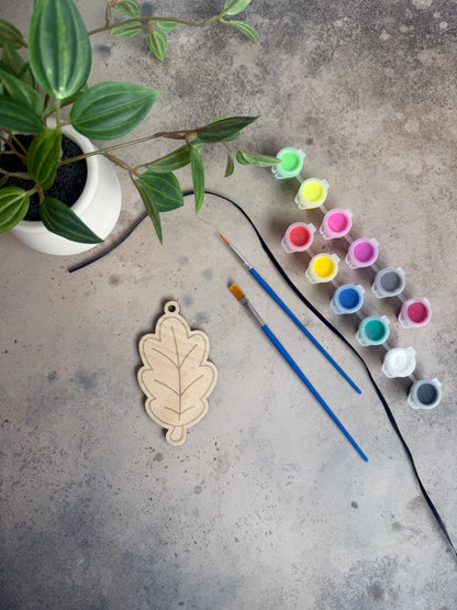 Thanksgiving Paint-Your-Own Wooden Ornament Kit - ADD ON