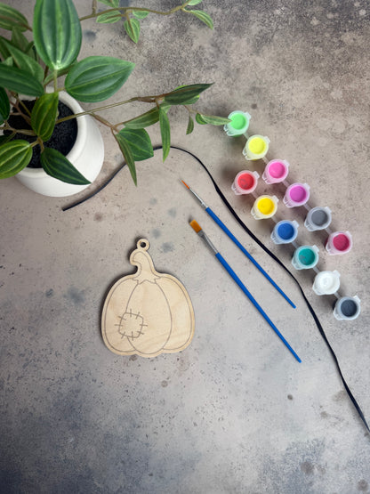 Thanksgiving Paint-Your-Own Wooden Ornament Kit - ADD ON