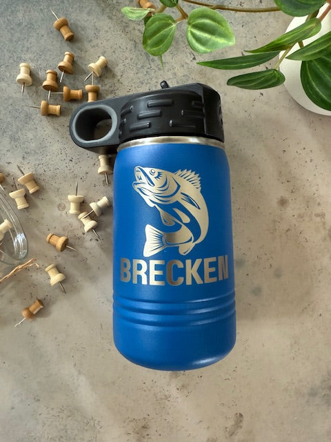 12 Ounce Water Bottle - Flip Top
