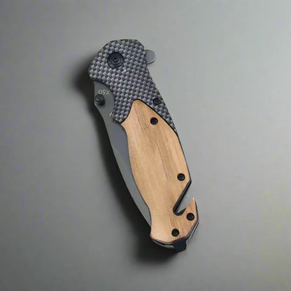 Olive Wood Handle Pocket Knife