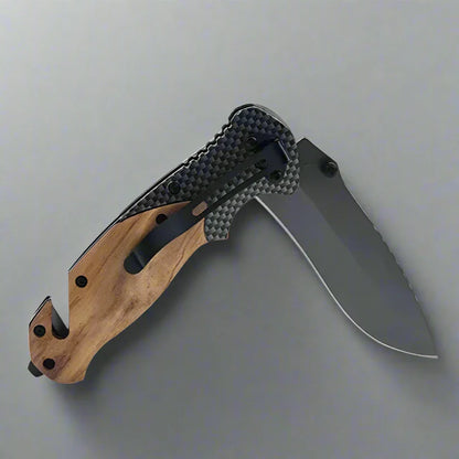 Olive Wood Handle Pocket Knife